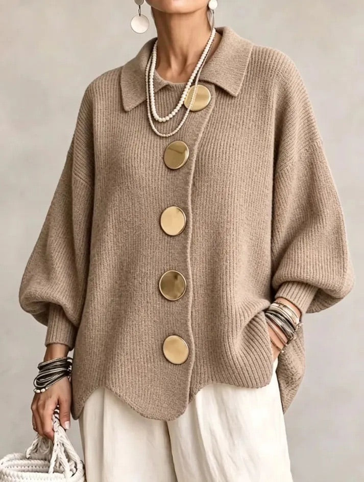 Beatrice™ | Classic Button-Up Knitted Cardigan
