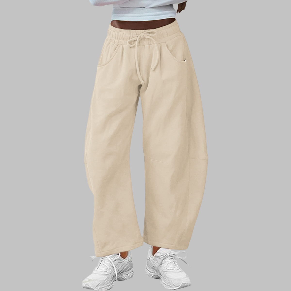 Digma™ - Casual Drawstring Barrel Leg Sweat Pants