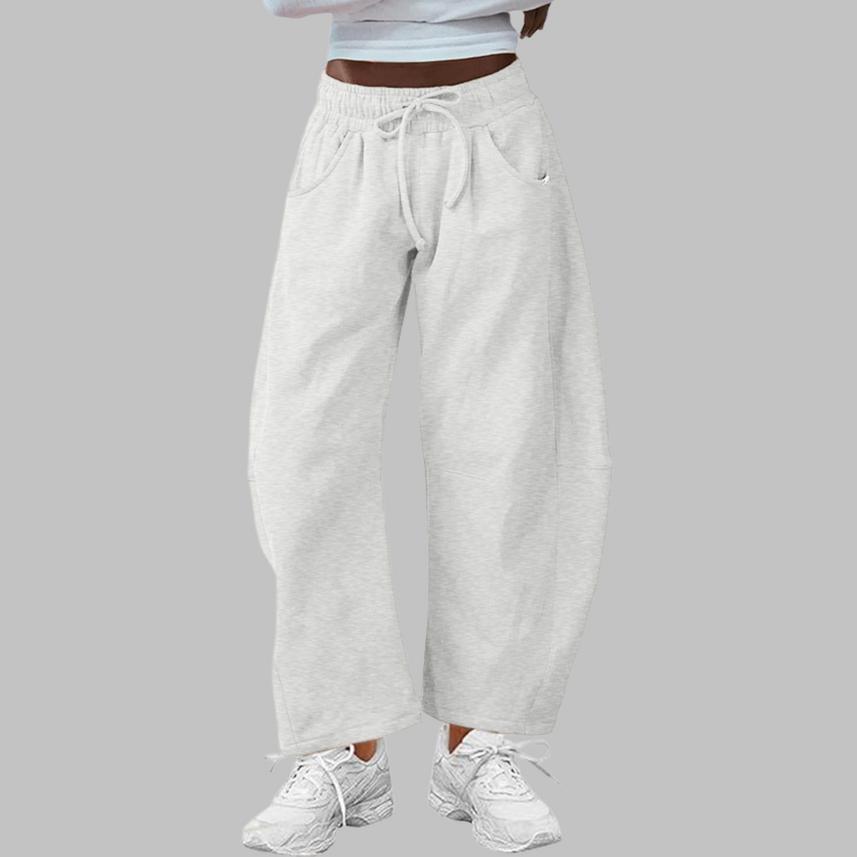 Digma™ - Casual Drawstring Barrel Leg Sweat Pants