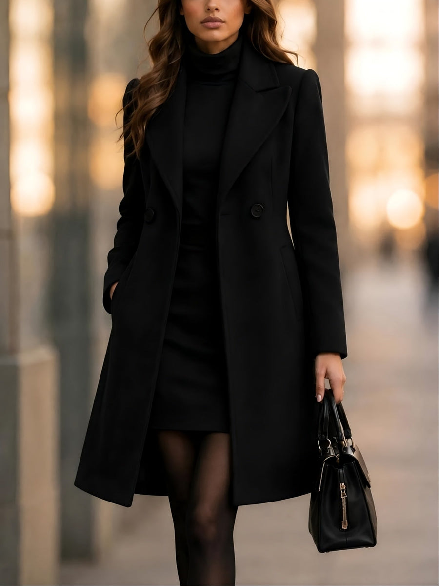 Catherine™ | Classic Double-Breasted Coat