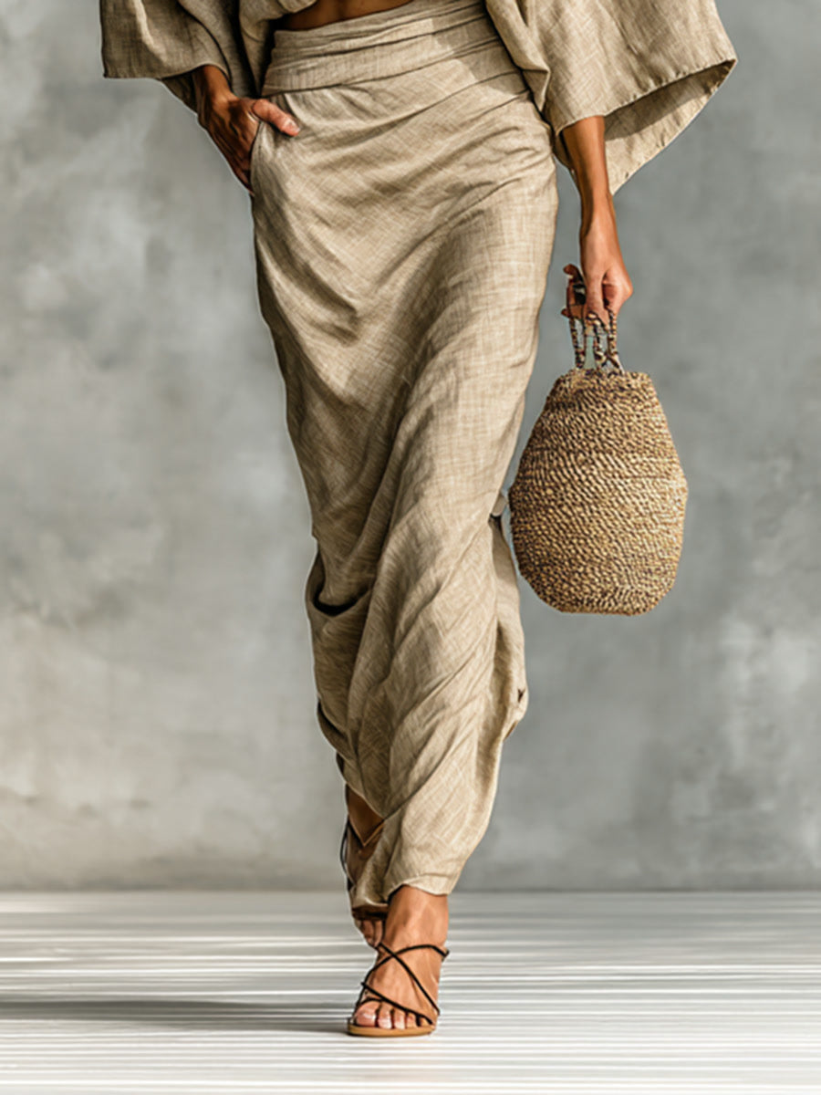 Fiona | Effortless Batwing Sleeve Set