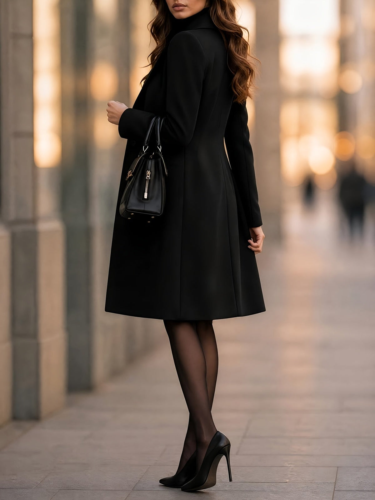 Catherine™ | Classic Double-Breasted Coat