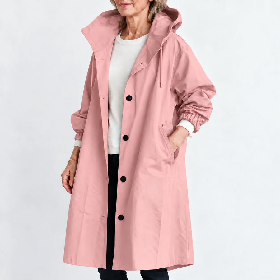 Audrey™ | Classic Hooded Longline Coat