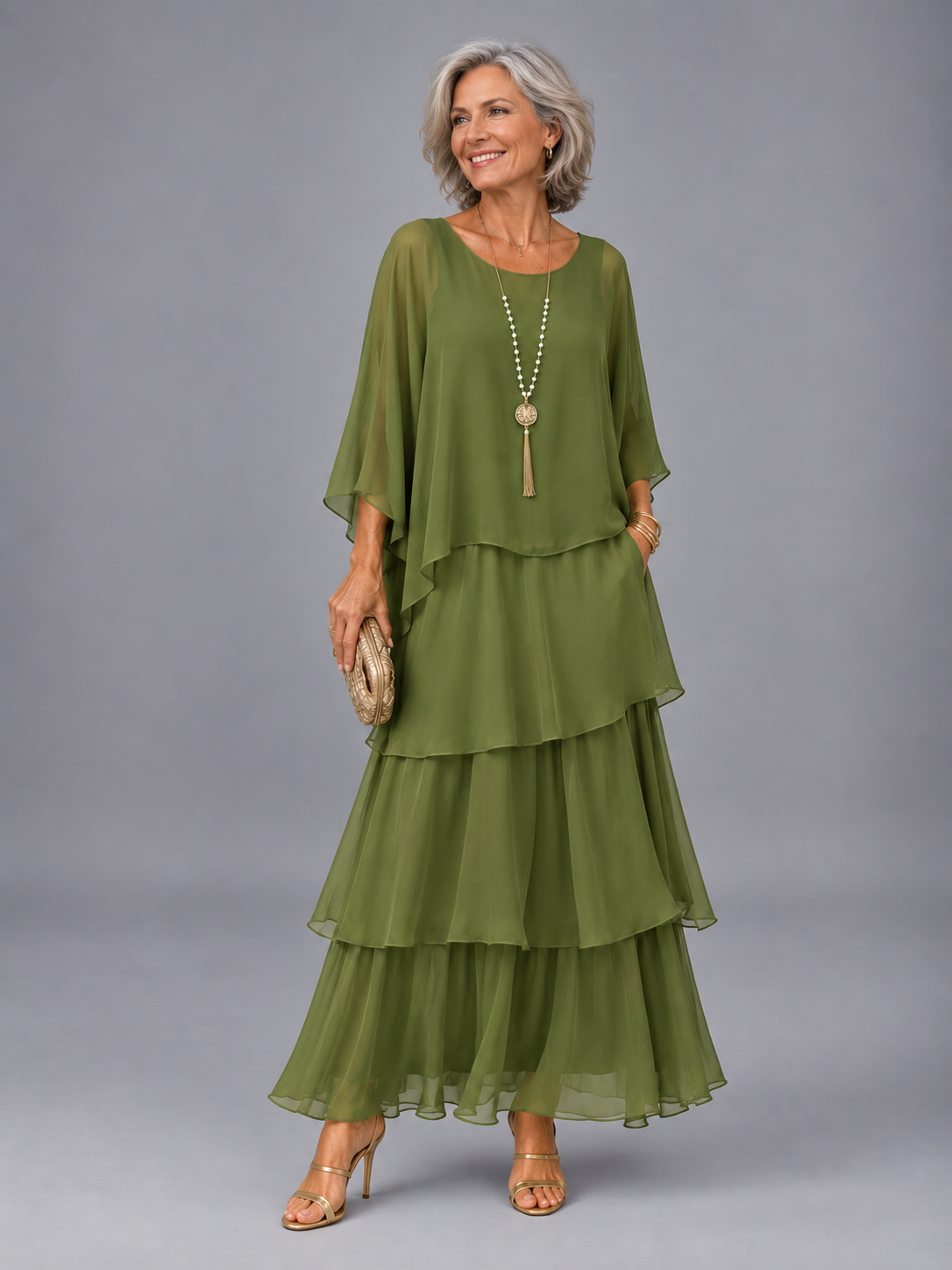 Lara™ | Elegant Flowing Maxi Dress