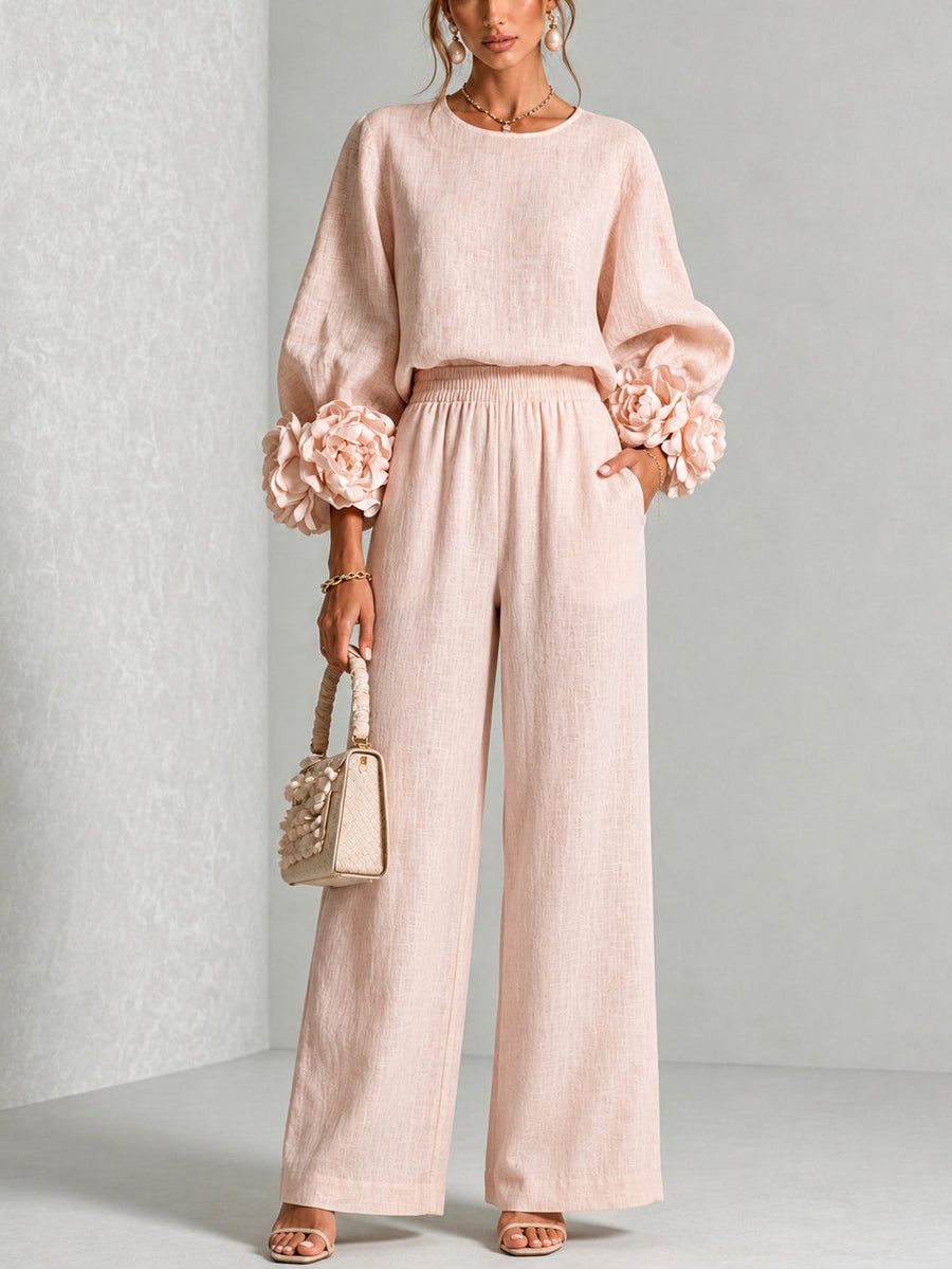 Selene | Relaxed Cuffed Sleeve Ensemble