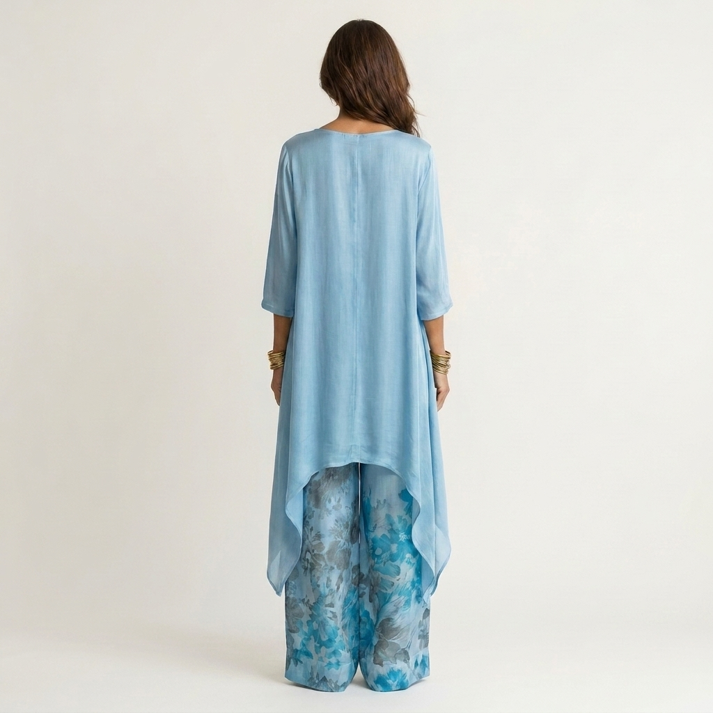 Marisol | Asymmetric Tunic Two Piece Set