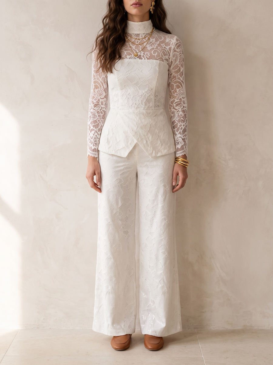 Valarie | Elegant Lace Sleeve Set