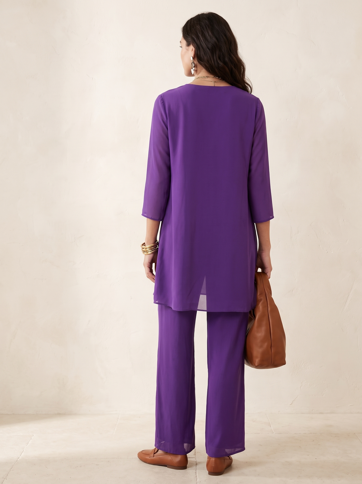 Iva | Elegant Open Jacket Set