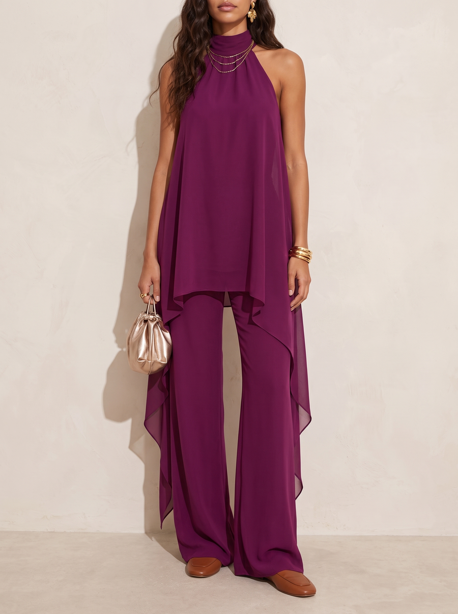 Augusta | Elegant Halter Neck Set