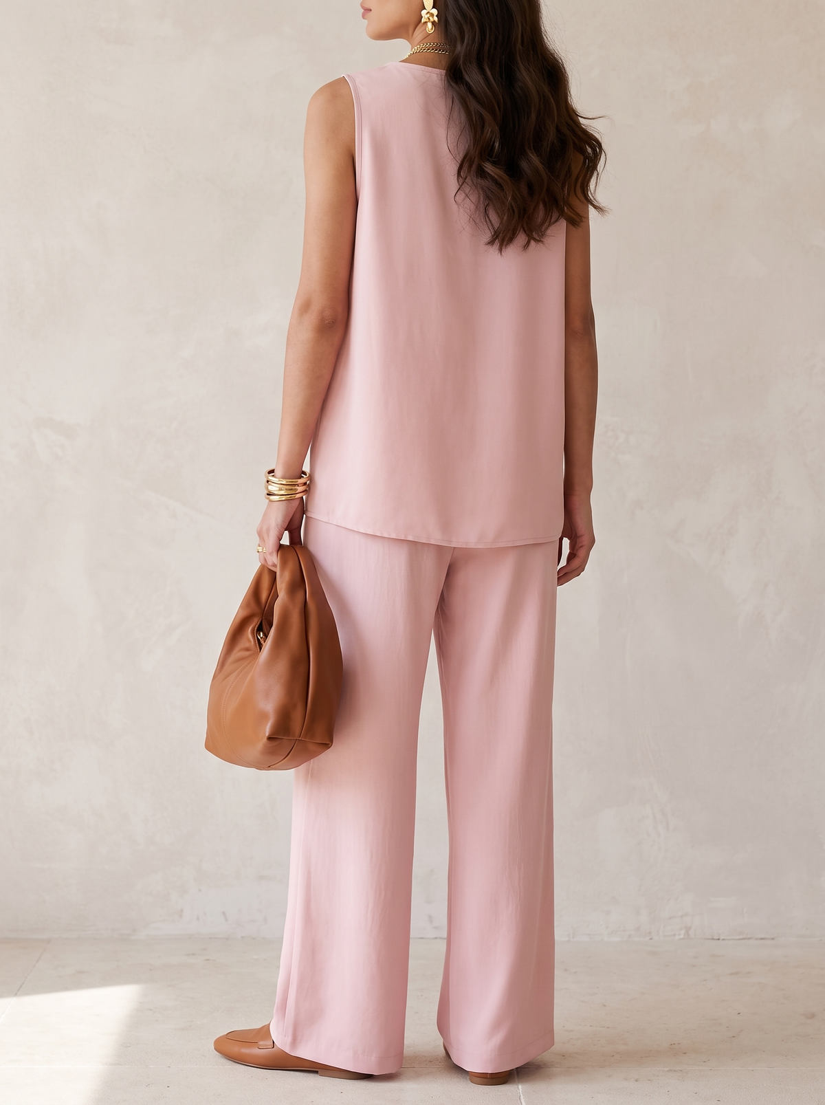 Edith | Effortless Sleeveless Palazzo Set