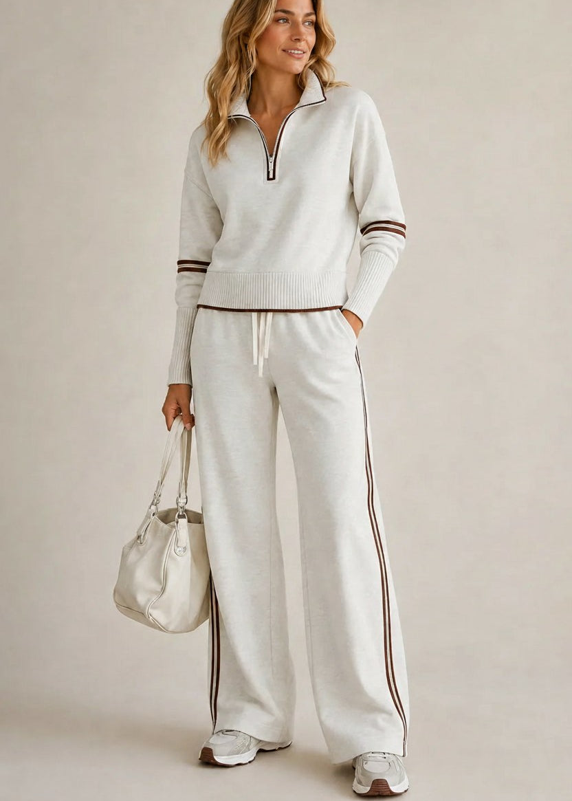 Valerie™ | Relaxed Half-Zip Two-Piece Set
