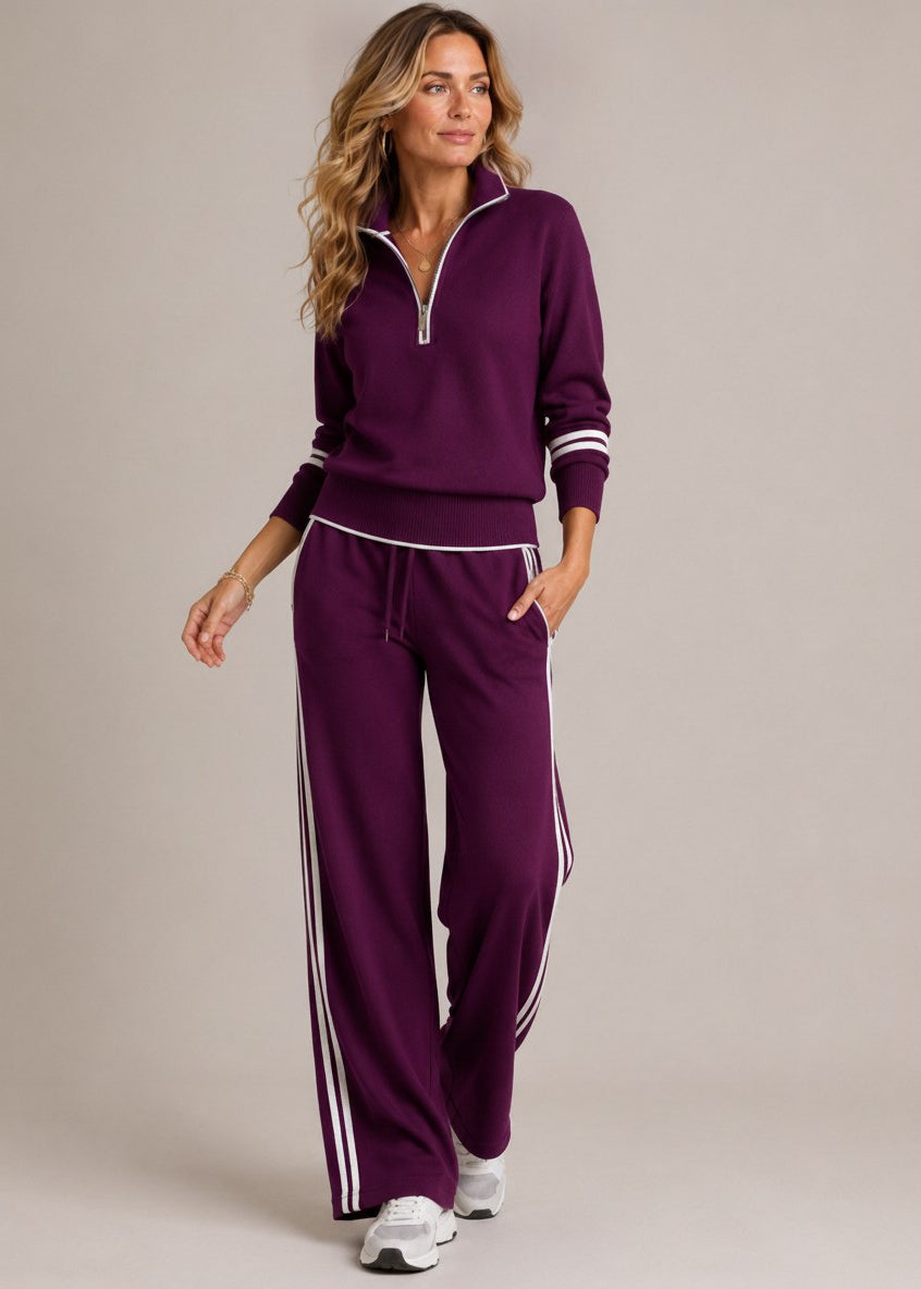 Valerie™ | Relaxed Half-Zip Two-Piece Set