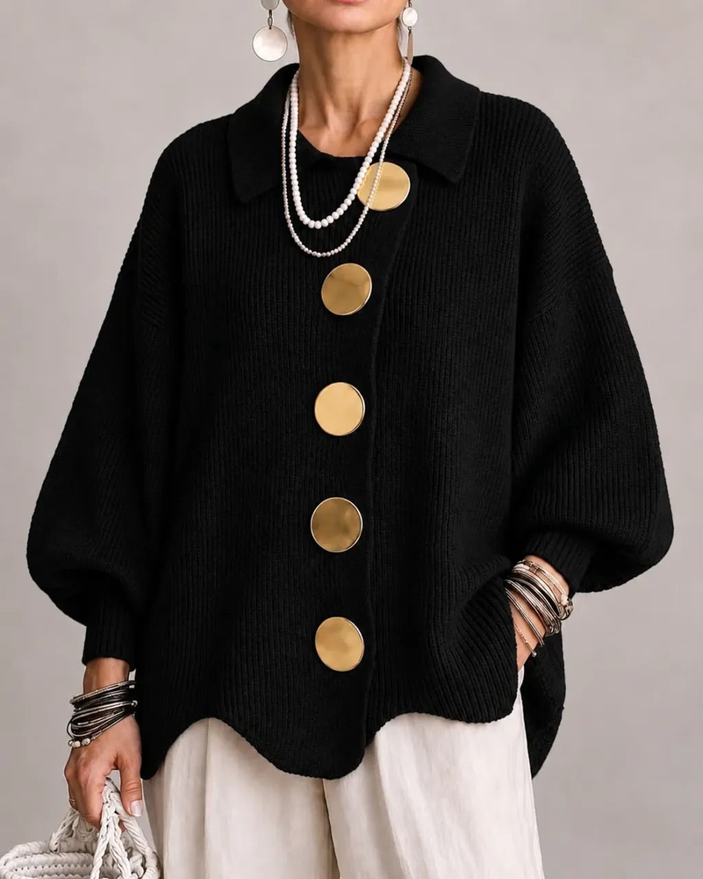 Beatrice™ | Classic Button-Up Knitted Cardigan