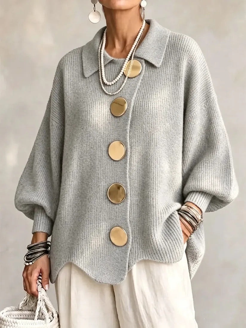 Beatrice™ | Classic Button-Up Knitted Cardigan